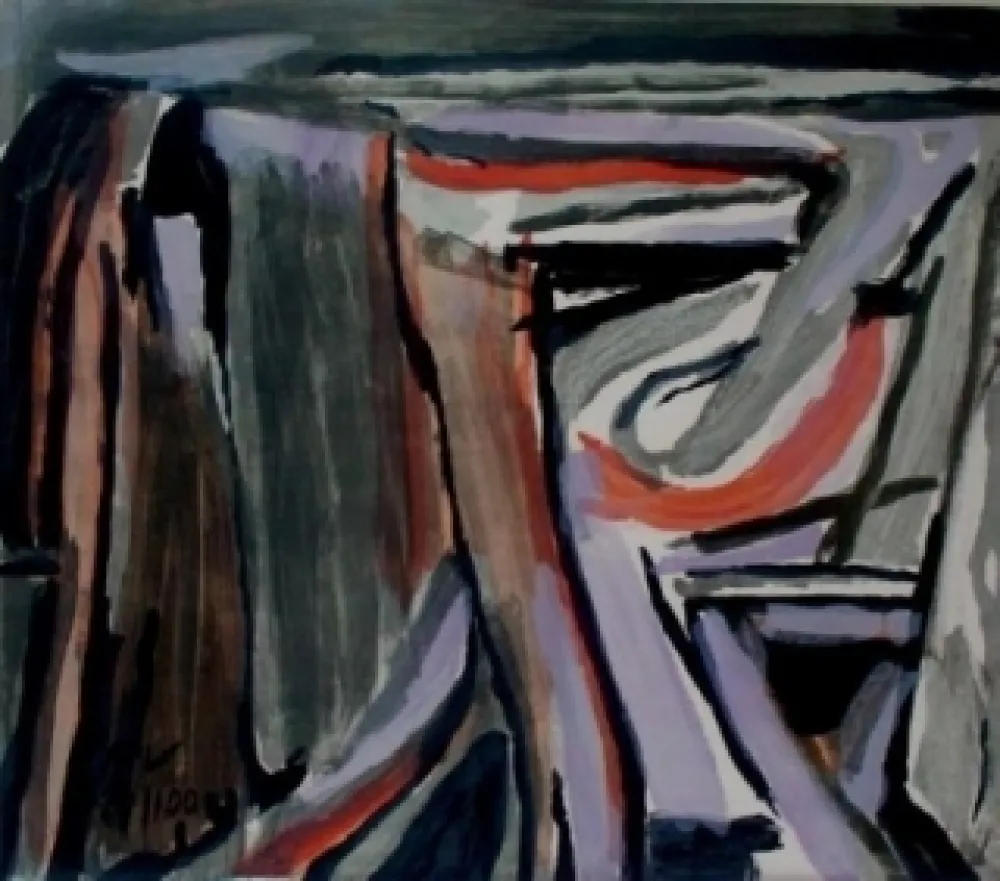 Lithografie Van Velde - MP 253