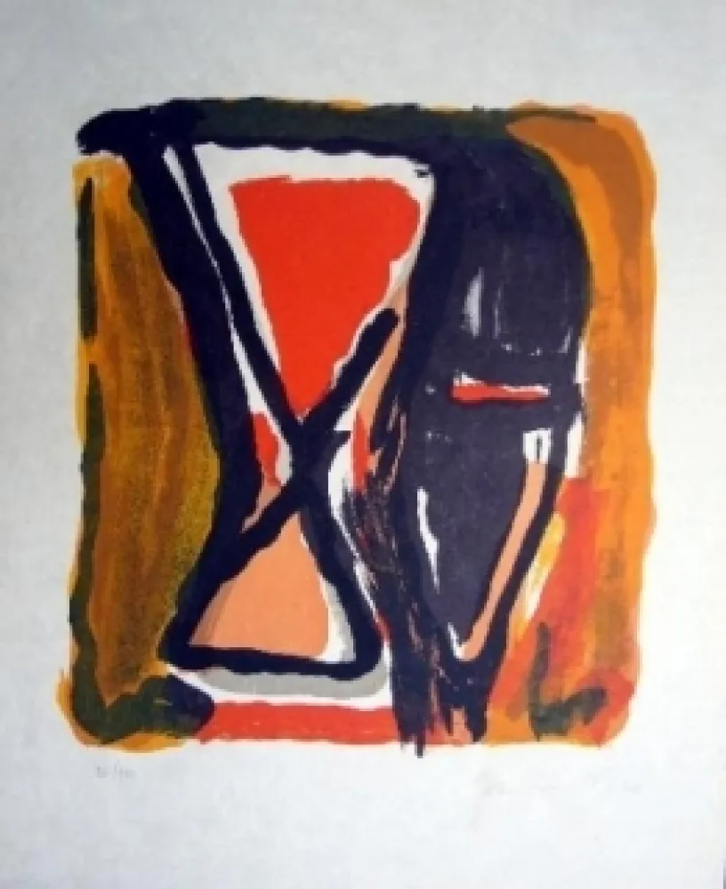 Lithografie Van Velde - MP 255