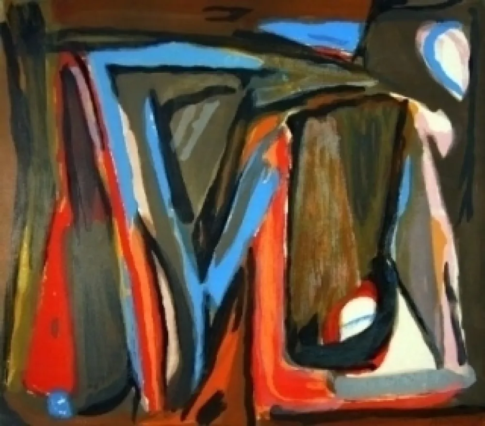 Lithografie Van Velde - MP 316 - Le tout