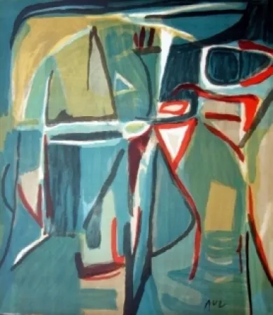 Lithografie Van Velde - MP 362