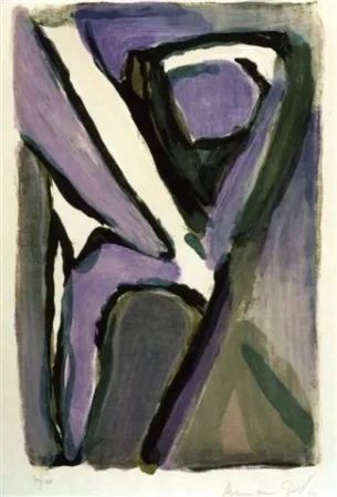 Lithografie Van Velde - MP 383