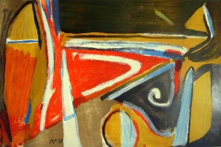 Lithografie Van Velde - MP 385 - Enseveli