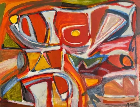 Lithografie Van Velde - MP 389 - Embrasement