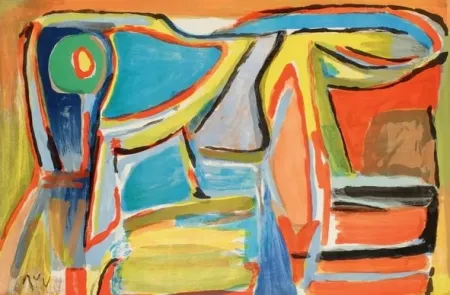 Lithografie Van Velde - MP 392 - Vent de sables