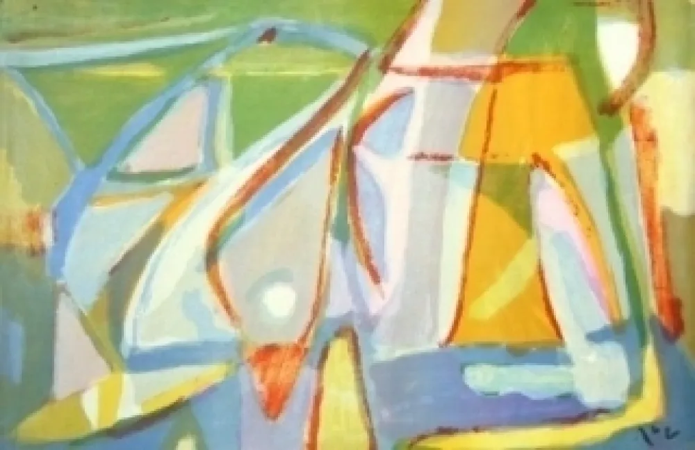 Lithografie Van Velde - MP 395 - Element