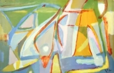 Lithografie Van Velde - MP 395 - Element