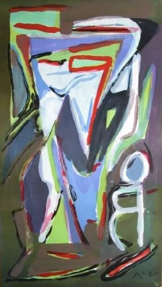 Lithografie Van Velde - MP 396 - Nord