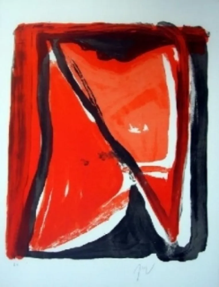 Lithografie Van Velde - MP 400 - Fenêtre