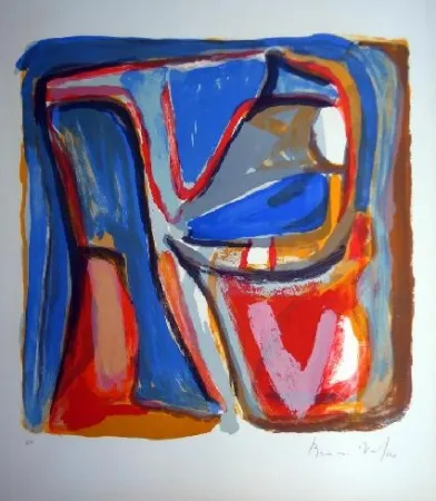 Lithografie Van Velde - MP 75