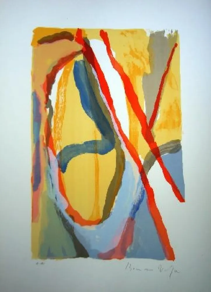 Lithografie Van Velde - MP 79