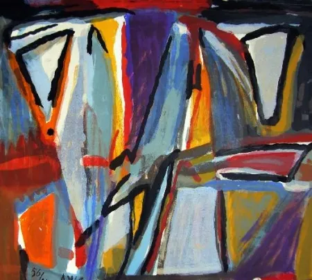 Lithografie Van Velde - MP224