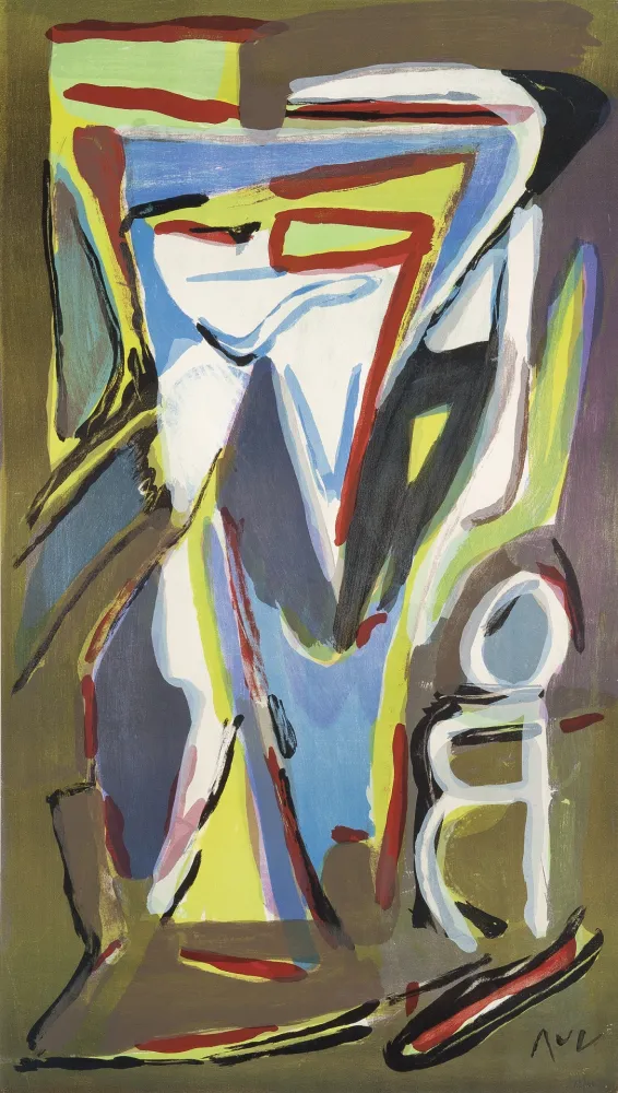 Lithografie Van Velde - Nord