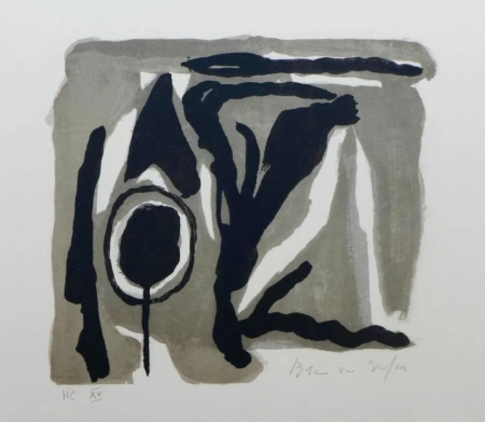 Lithografie Van Velde - Pour La folie du jour