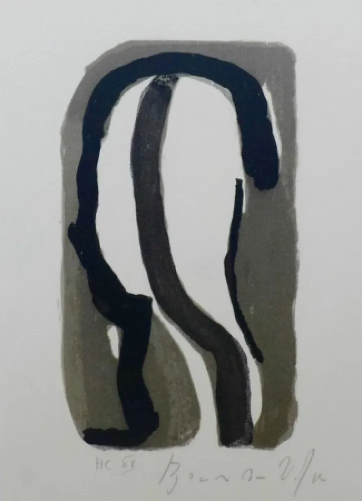 Lithografie Van Velde - Pour La folie du jour