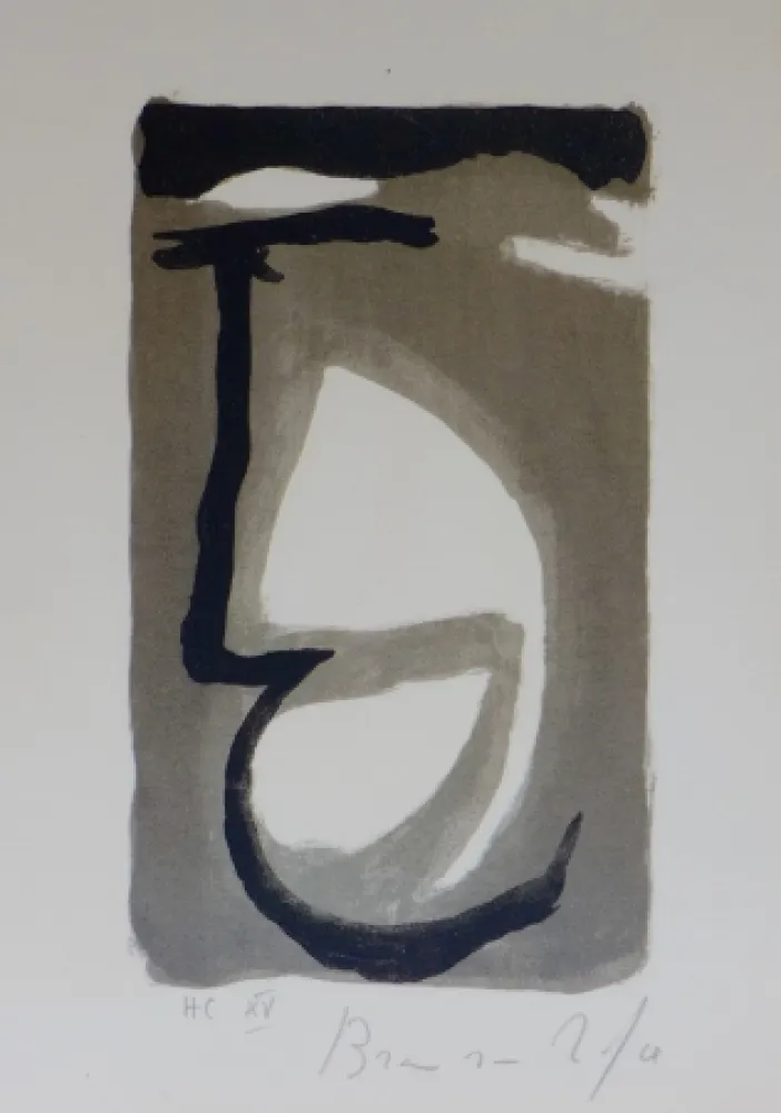 Lithografie Van Velde - Pour La folie du jour