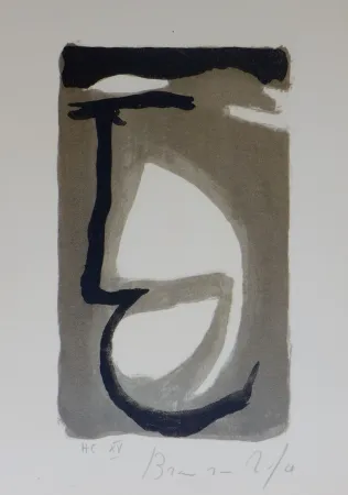 Lithografie Van Velde - Pour La folie du jour