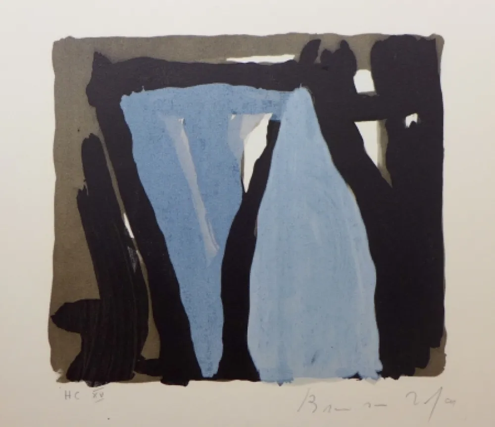 Lithografie Van Velde - Pour La folie du jour