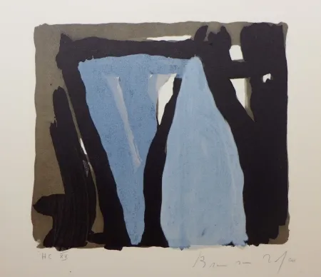 Lithografie Van Velde - Pour La folie du jour