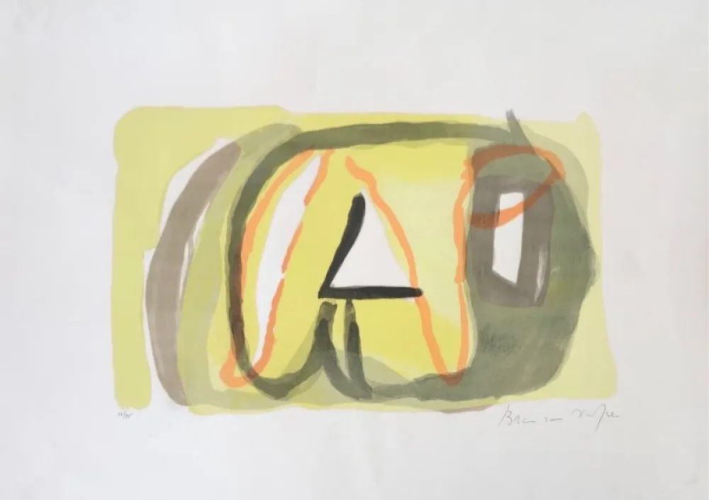 Lithografie Van Velde - Sans Titre 