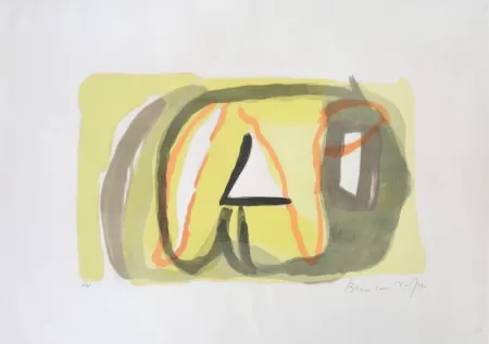 Lithografie Van Velde - Sans Titre 