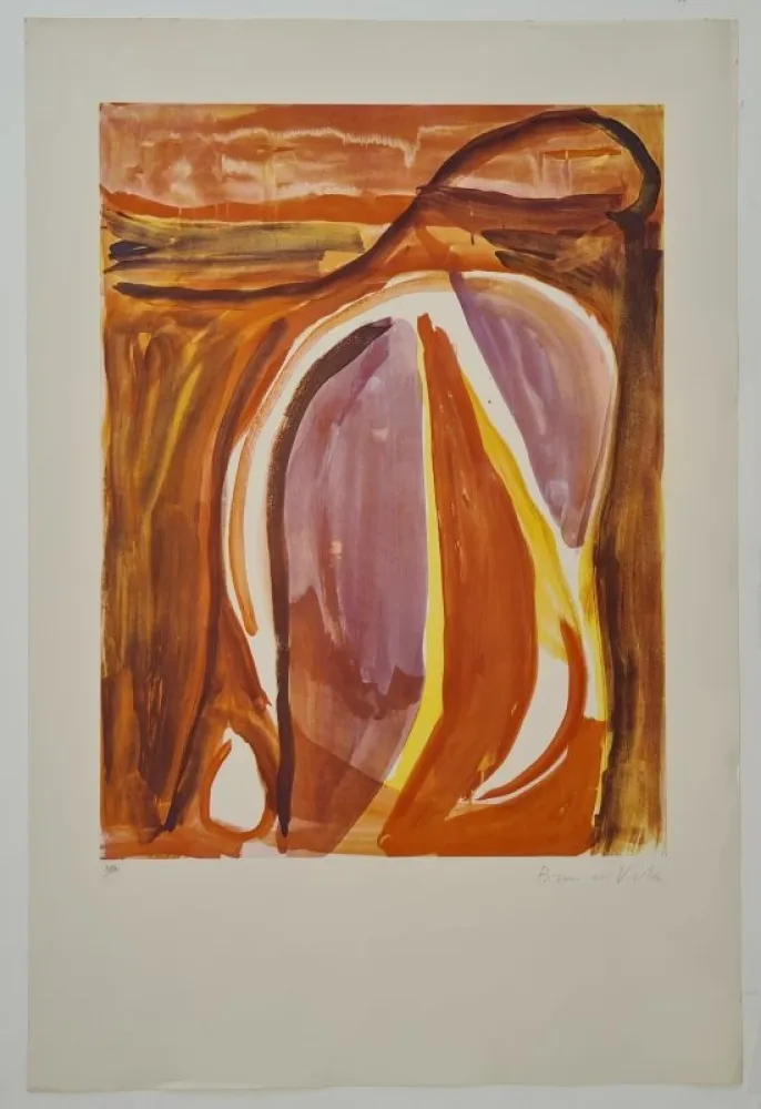 Lithografie Van Velde - Sans titre