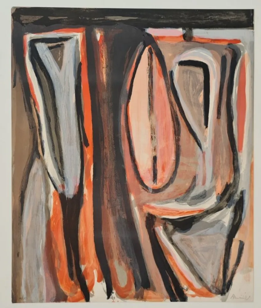 Lithografie Van Velde - Sans titre