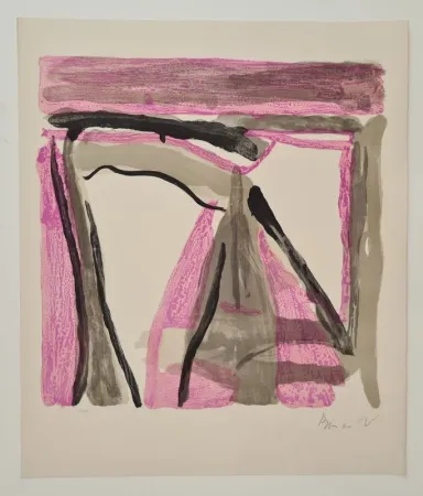 Lithografie Van Velde - Sans titre