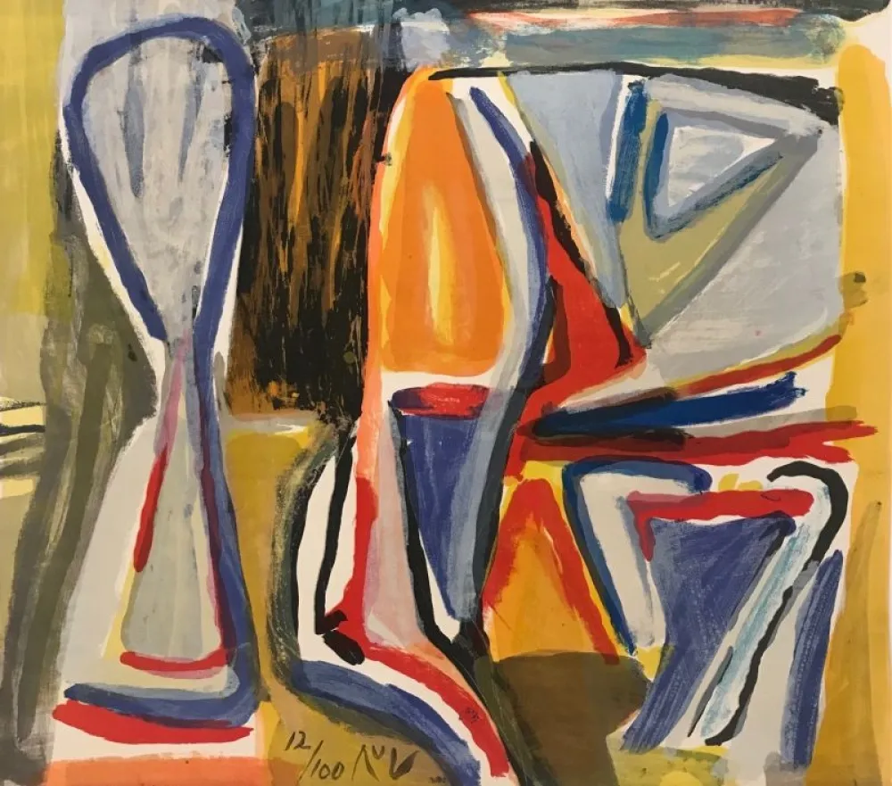 Lithografie Van Velde - Sans titre