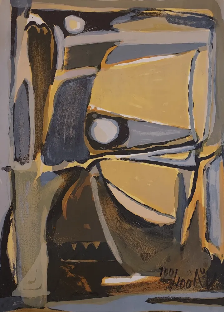 Lithografie Van Velde - Sans titre