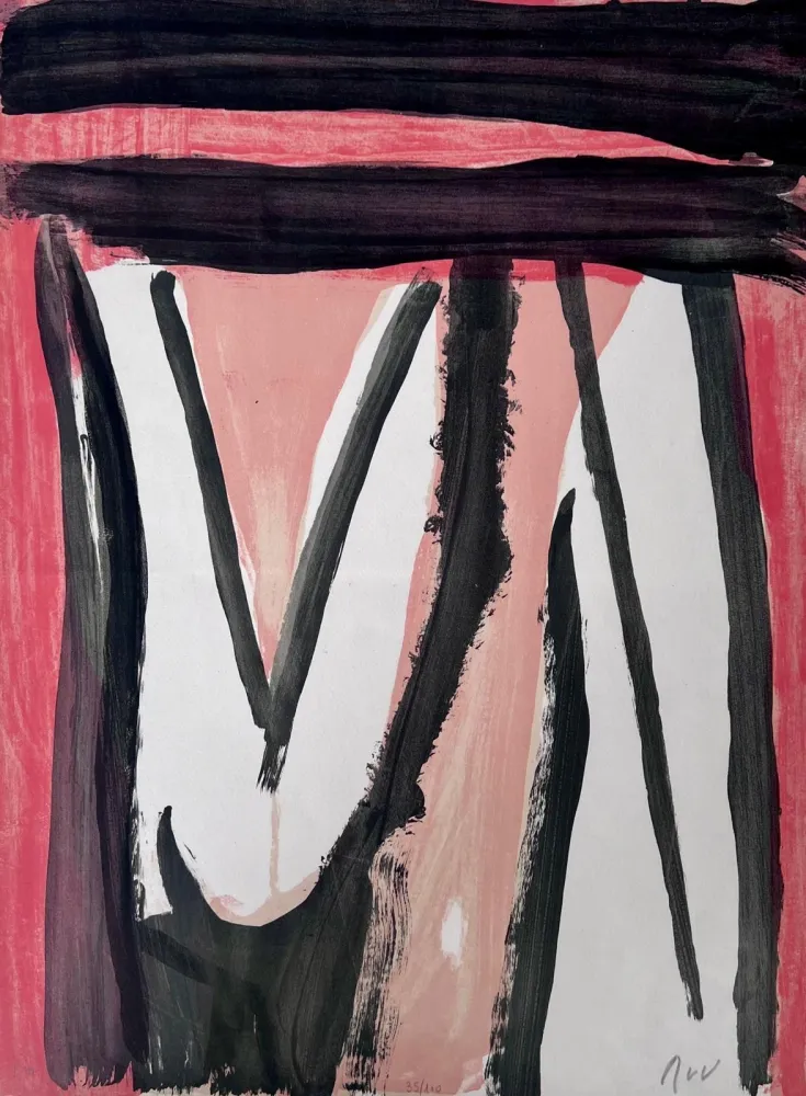 Lithografie Van Velde - Sans titre 