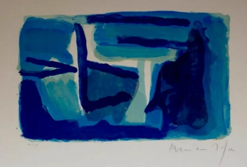 Lithografie Van Velde - Sans titre