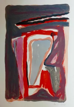 Lithografie Van Velde - Sans titre