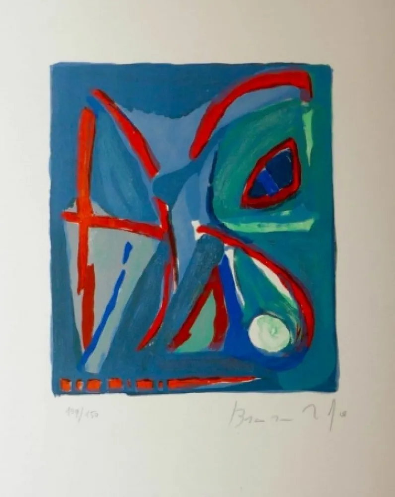 Lithografie Van Velde - Sans titre