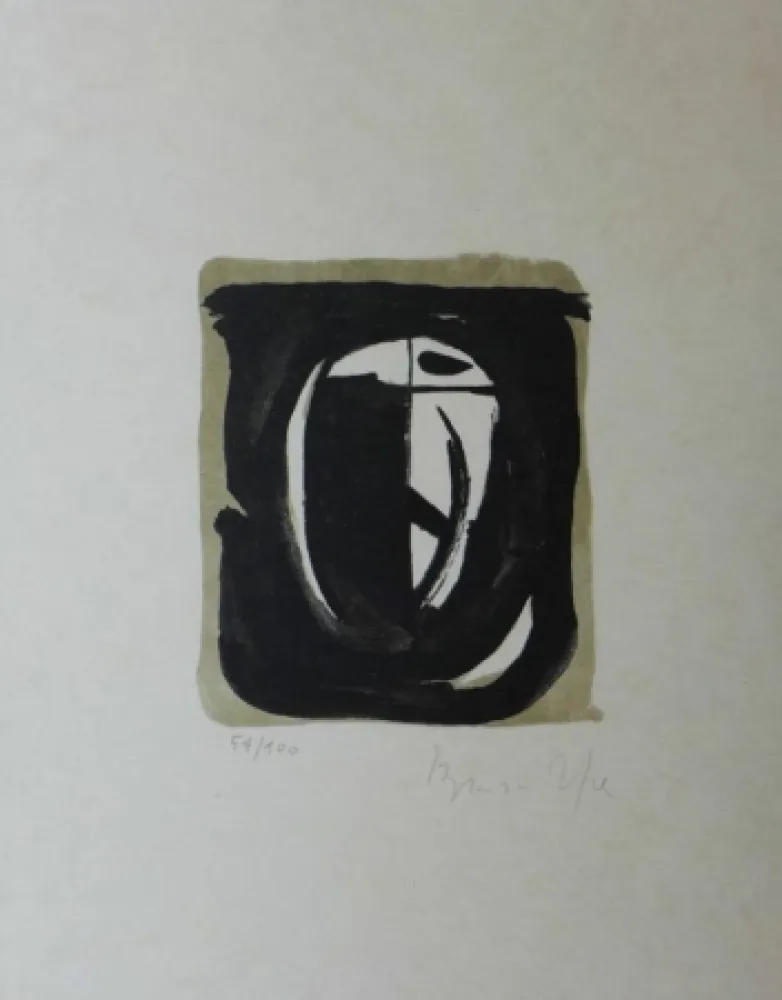 Lithografie Van Velde - Sans titre