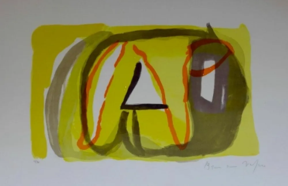 Lithografie Van Velde - Sans titre