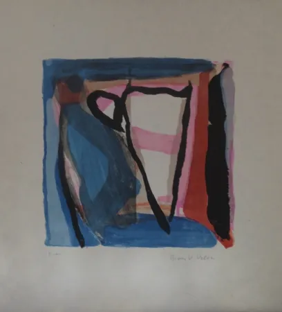 Lithografie Van Velde - Sans titre