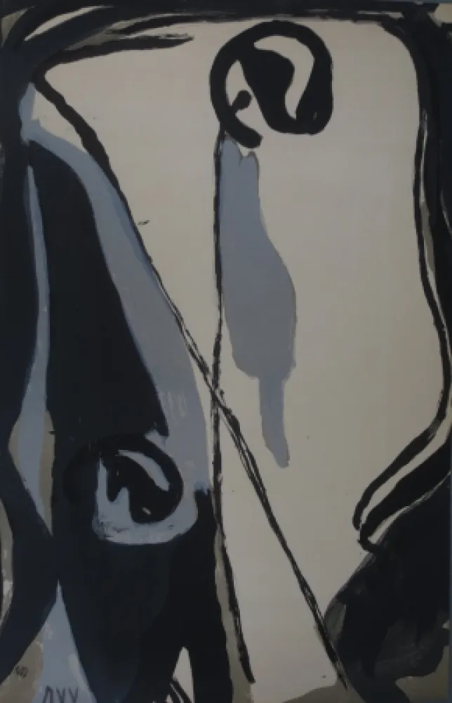 Lithografie Van Velde - Sans titre