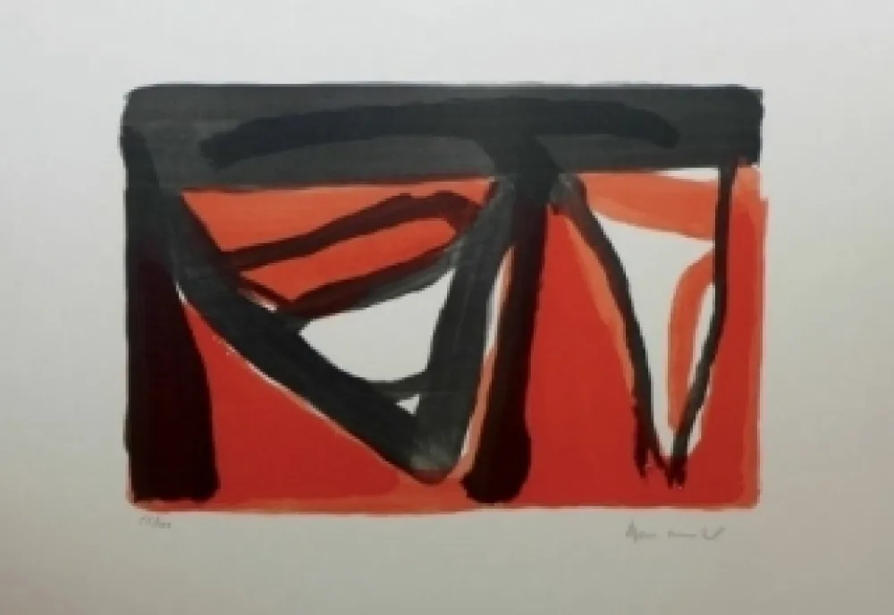 Lithografie Van Velde - Sans titre