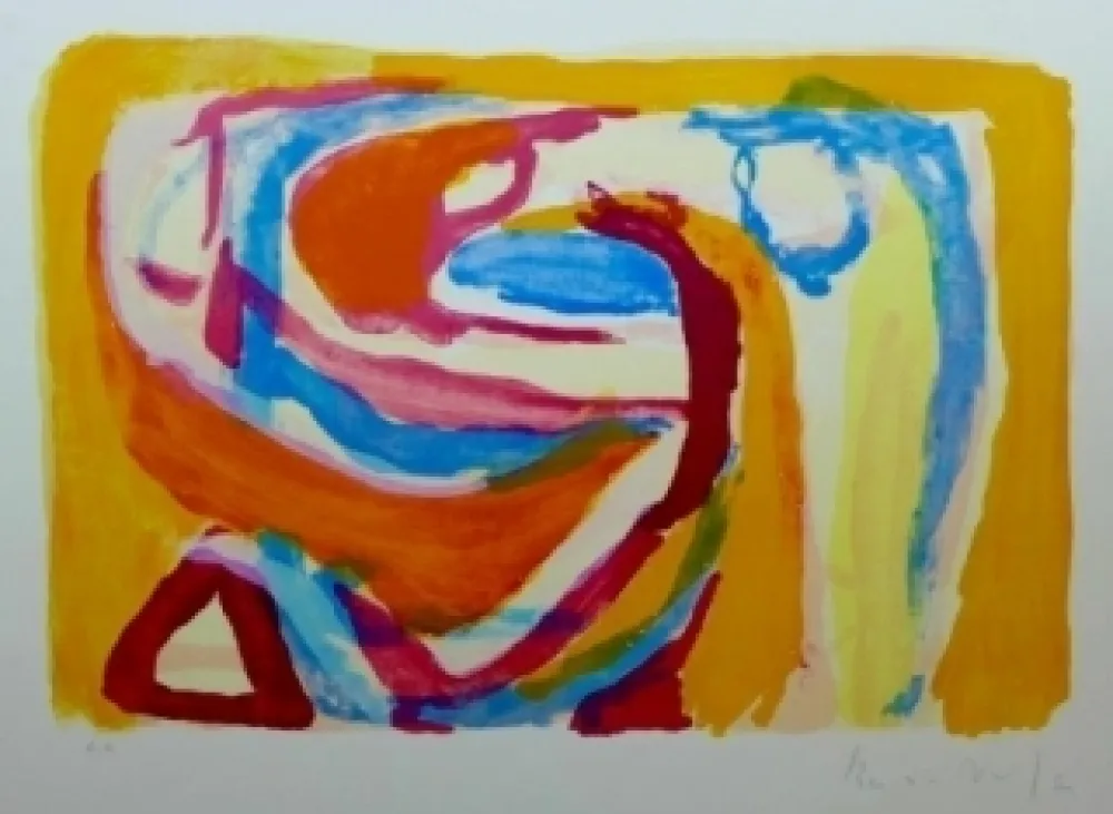 Lithografie Van Velde - Sans titre