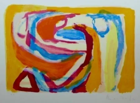 Lithografie Van Velde - Sans titre