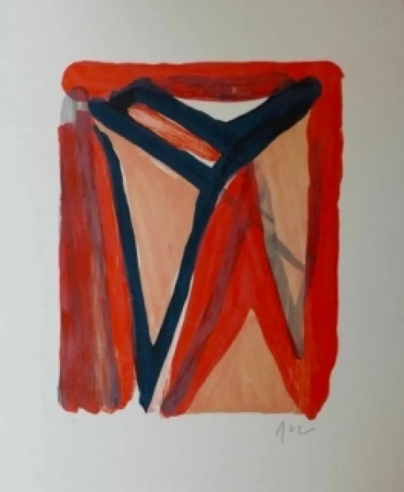 Lithografie Van Velde - Sans titre