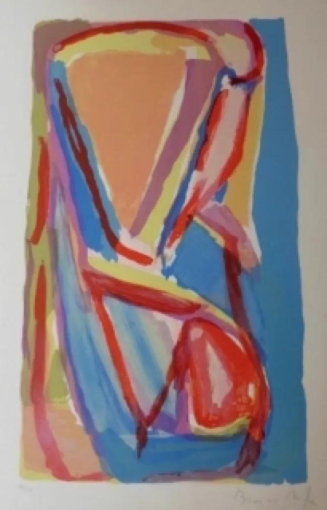 Lithografie Van Velde - Sans titre