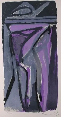 Lithografie Van Velde - Sans titre