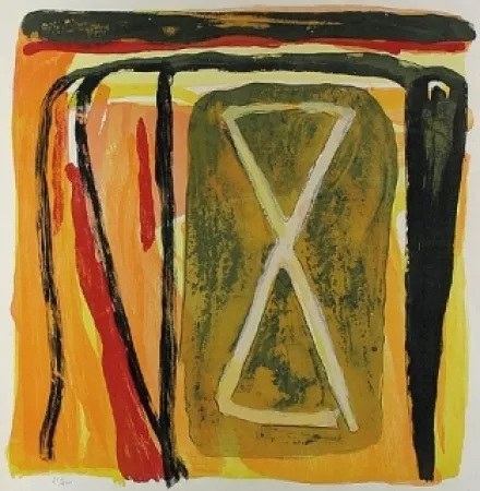 Lithografie Van Velde - Sans titre