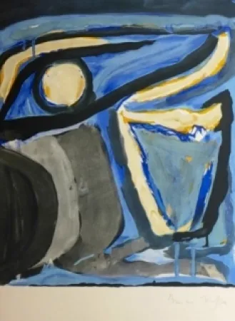 Lithografie Van Velde - Sans titre