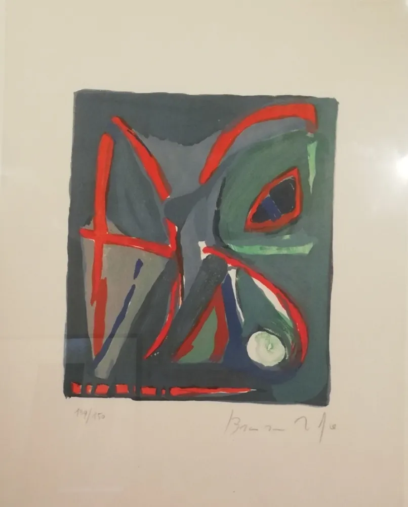 Lithografie Van Velde - Sans titre