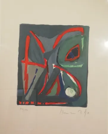 Lithografie Van Velde - Sans titre