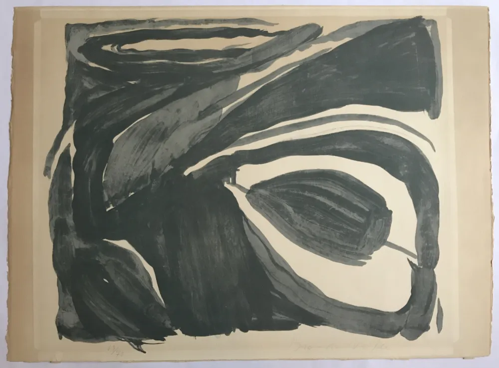 Lithografie Van Velde - Sans titre (MP 042)