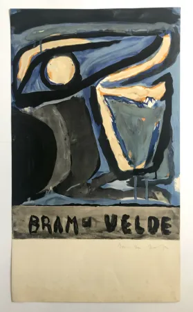 Lithografie Van Velde - Sans titre (MP 65)