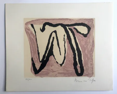 Lithografie Van Velde - Sans titre (MP 83)